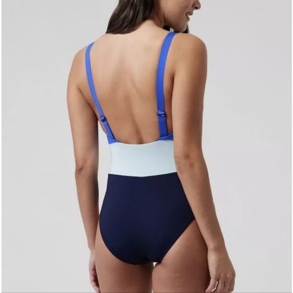 Athleta Large Coastline One Piece Swimsuit - New - Picture 3 of 5